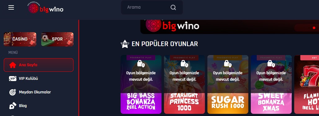 Bigwino Güncel Giriş